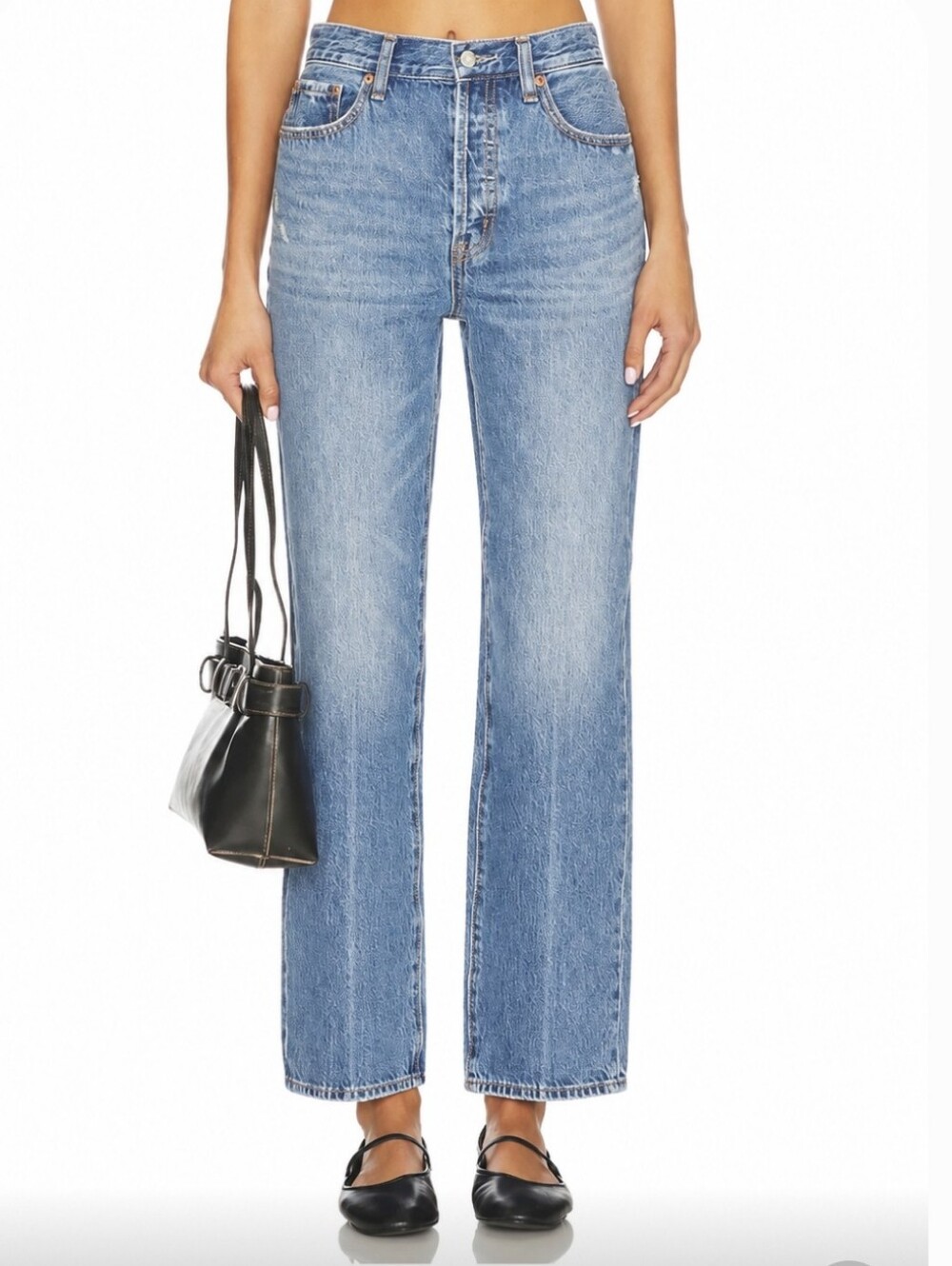 Etica The Cherry Jean High-Rise Kick Flare Denim Jeans-NWT